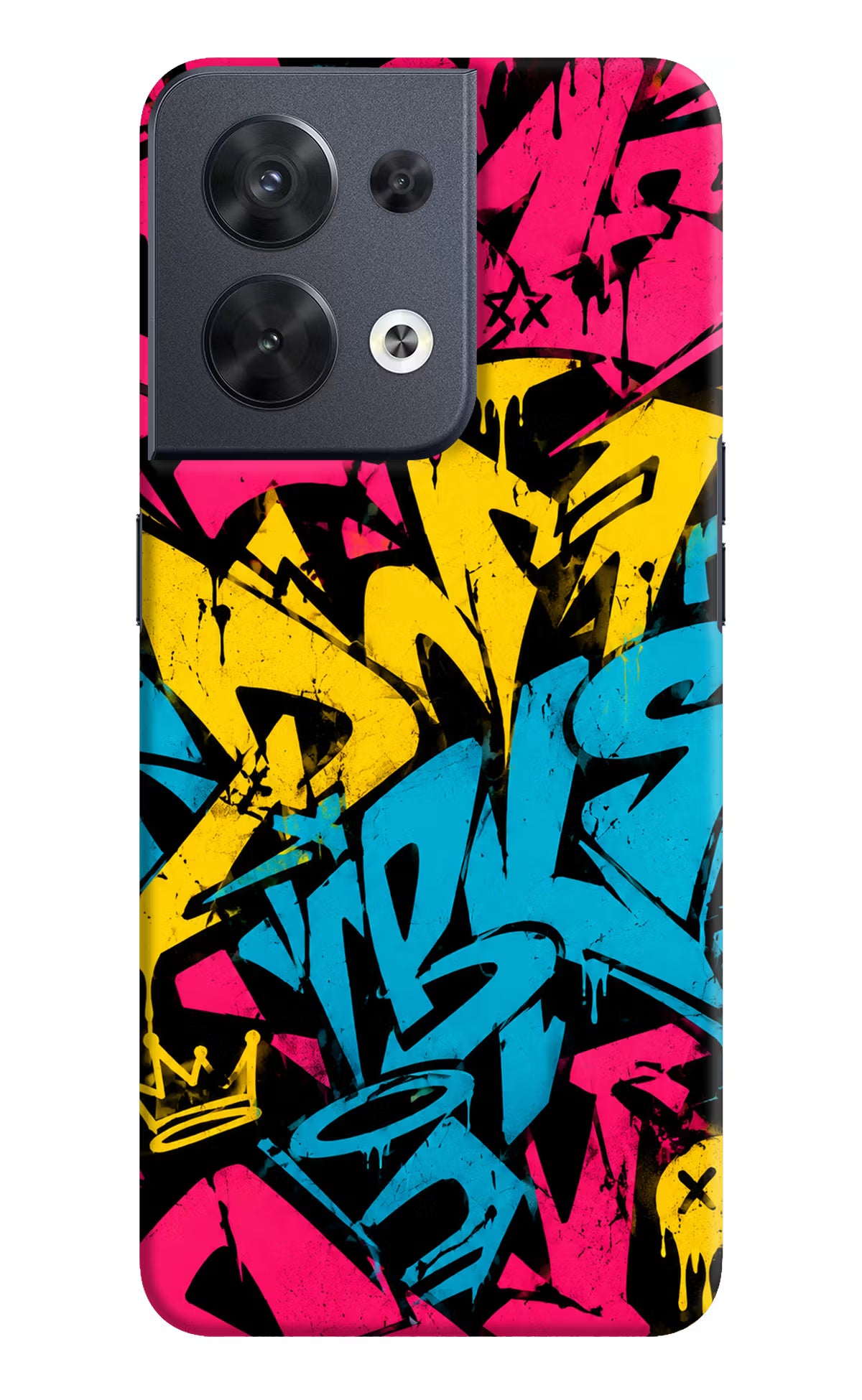 Graffiti Vibe Oppo Reno8 Back Cover