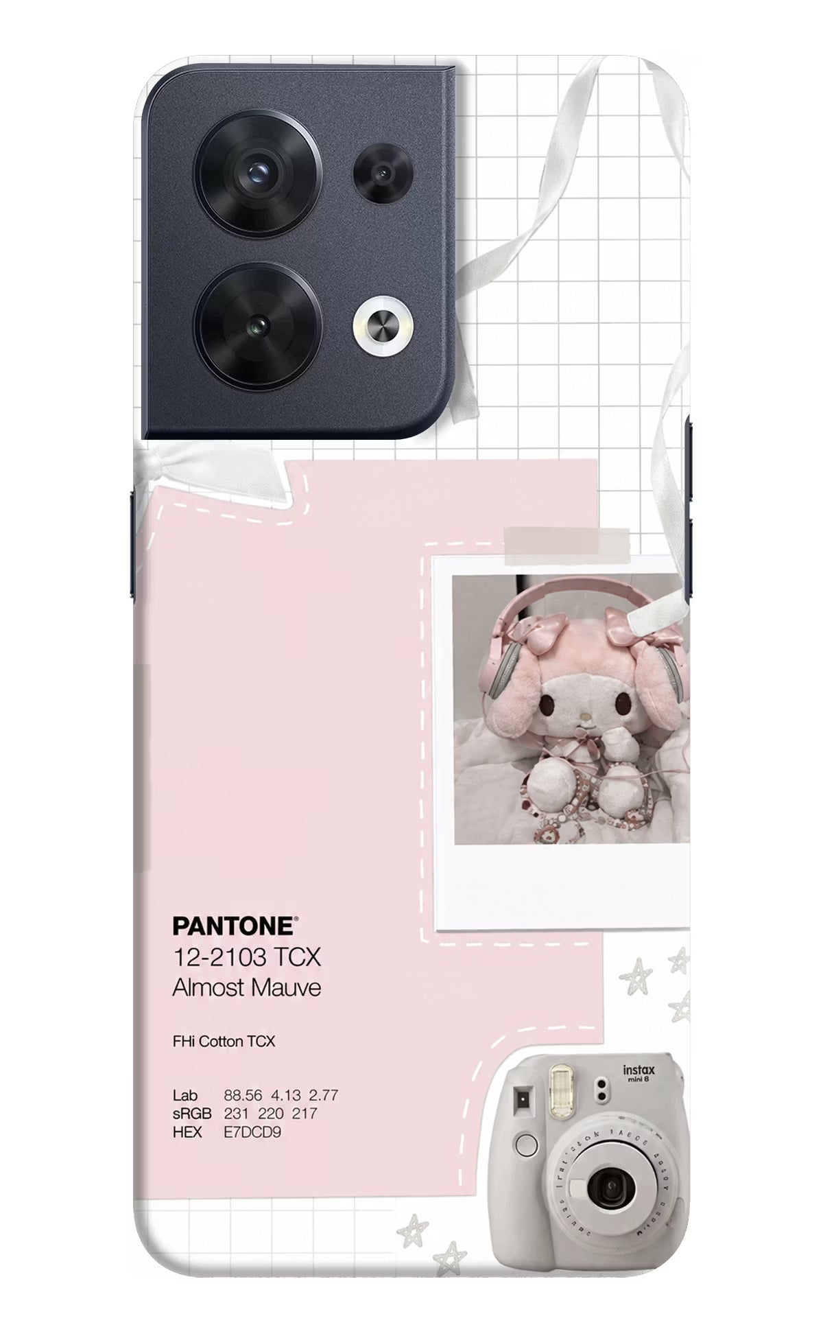 Pantone Asthetic Oppo Reno8 Back Cover
