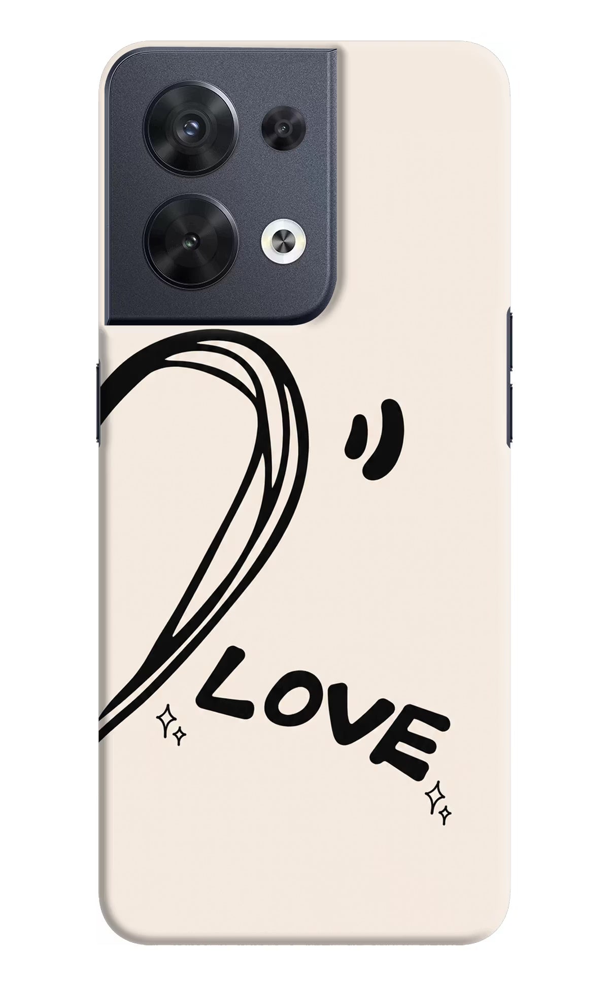Soul Line Oppo Reno8 Back Cover
