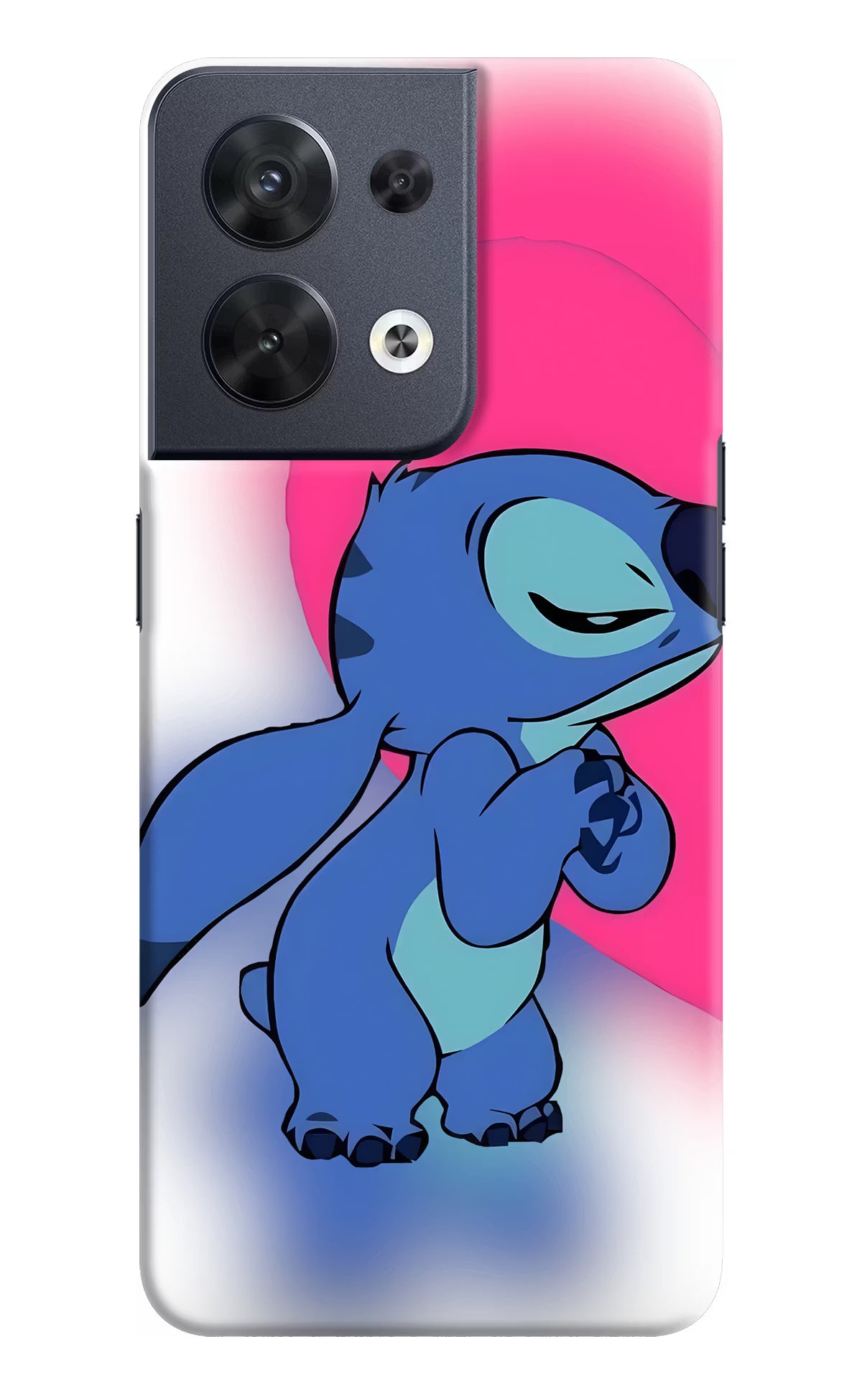 Stitch Hug Oppo Reno8 Back Cover