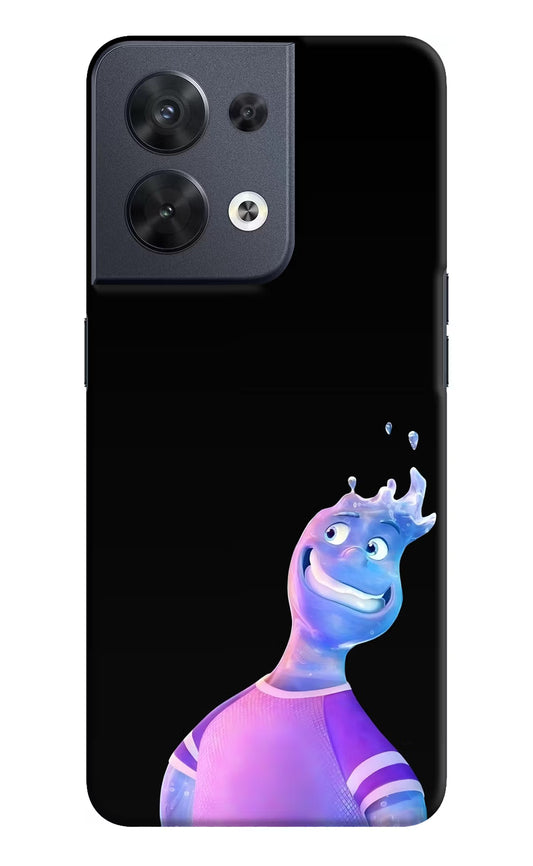 Wade Wave Oppo Reno8 Hard Case Back Cover by Casekaro