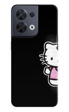 Kitty Charm Oppo Reno8 Hard Case Back Cover by Casekaro