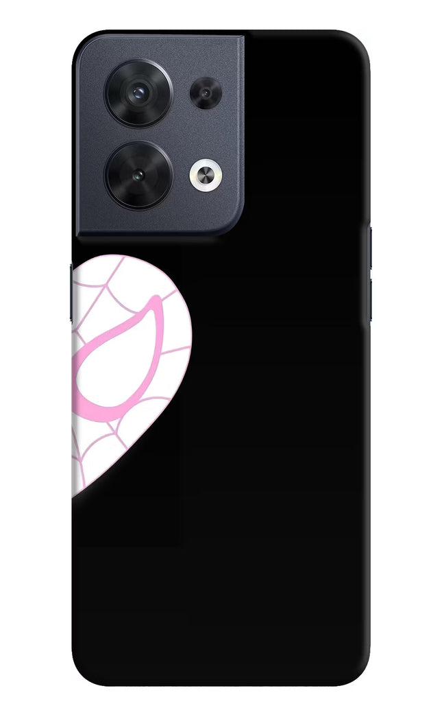 Gwen Mask Oppo Reno8 Hard Case Back Cover by Casekaro