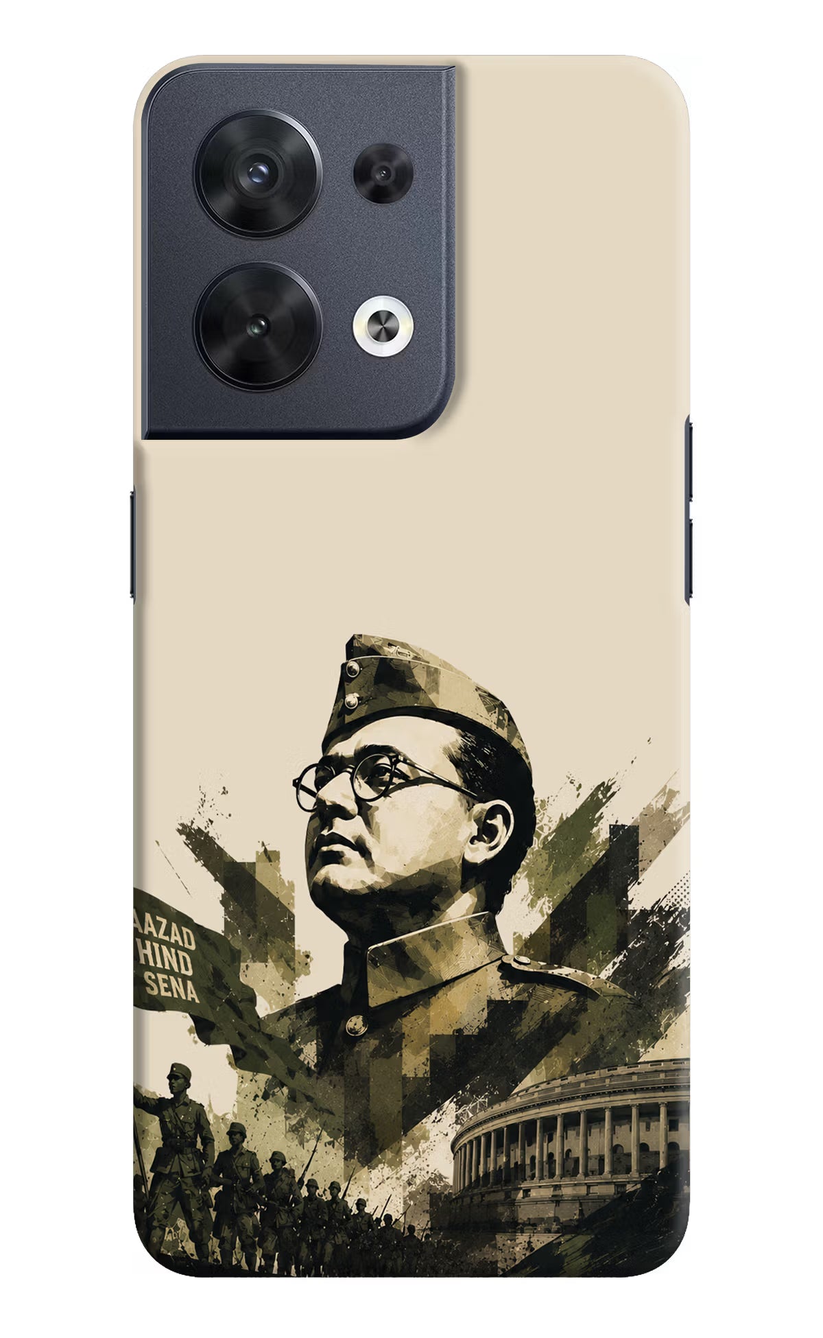 Netaji Rising Oppo Reno8 Back Cover
