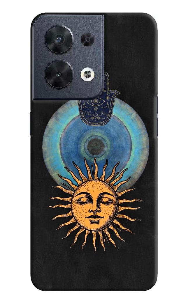 Divine Sun Oppo Reno8 Hard Case Back Cover by Casekaro
