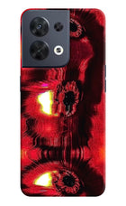 Fire Eye Oppo Reno8 Back Cover