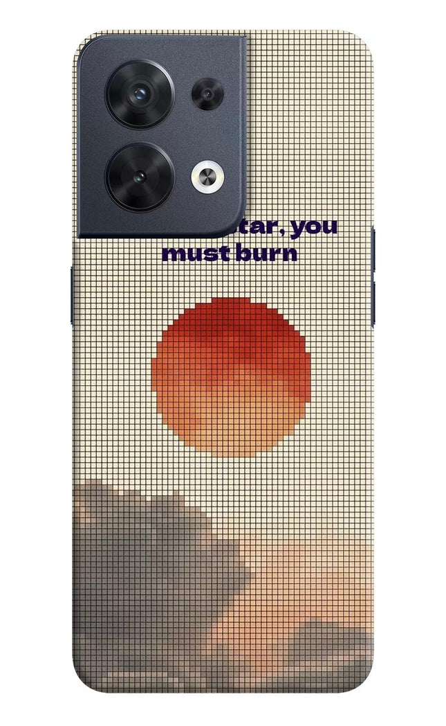 Pixel Sun Oppo Reno8 Hard Case Back Cover by Casekaro
