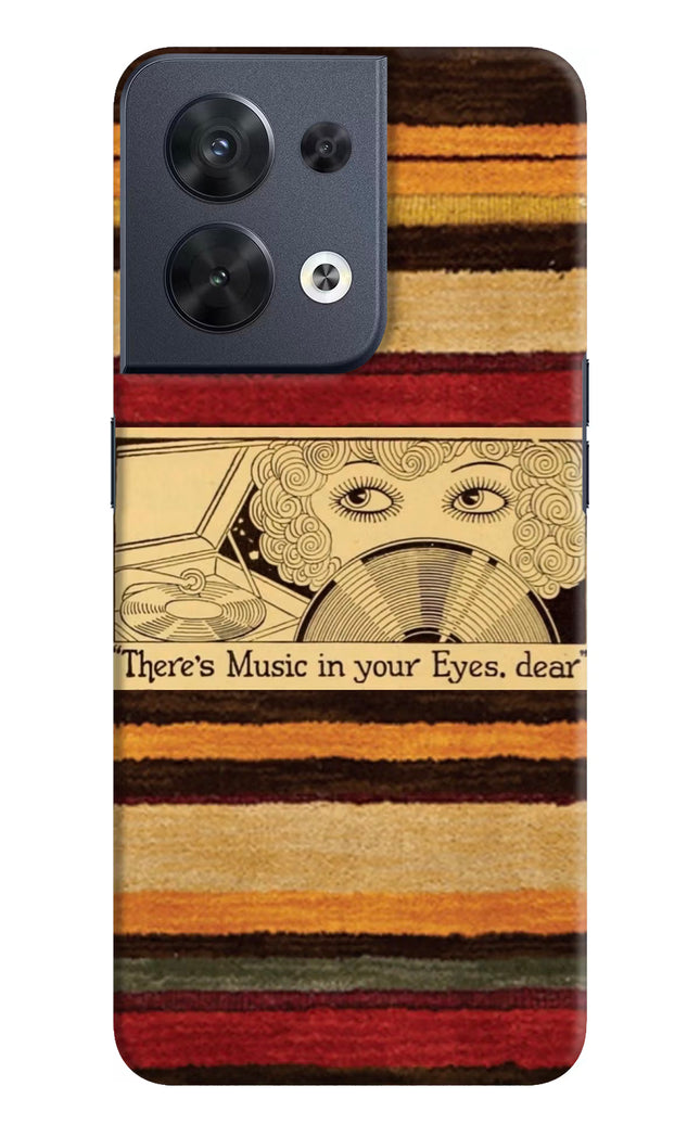 Vinyl Stripes Oppo Reno8 Hard Case Back Cover by Casekaro