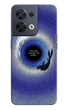 Dark Koi Oppo Reno8 Back Cover