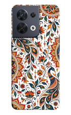 White Mayura Oppo Reno8 Back Cover