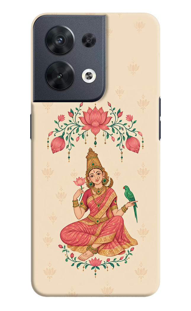 Goddess Lakshmi Oppo Reno8 Hard Case Back Cover by Casekaro