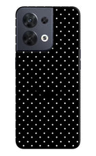 White Dots Oppo Reno8 Pop Case by Casekaro