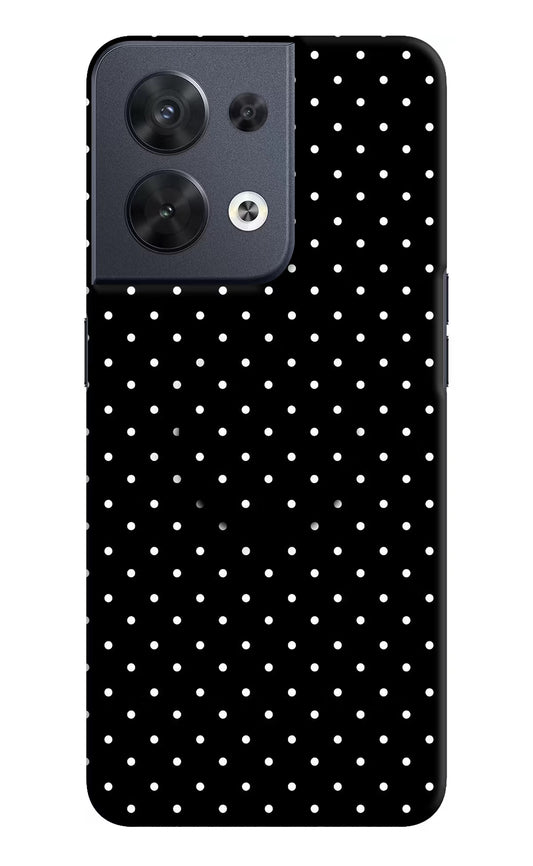 White Dots Oppo Reno8 Pop Case by Casekaro