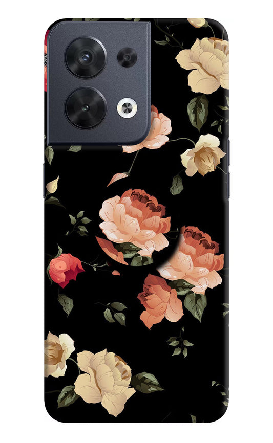 Flowers Oppo Reno8 Pop Case by Casekaro