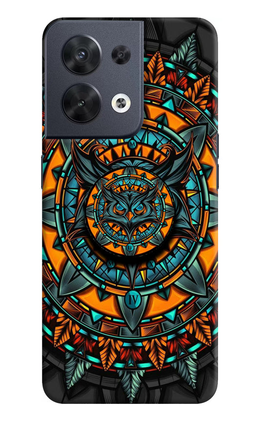Angry Owl Oppo Reno8 Pop Case by Casekaro
