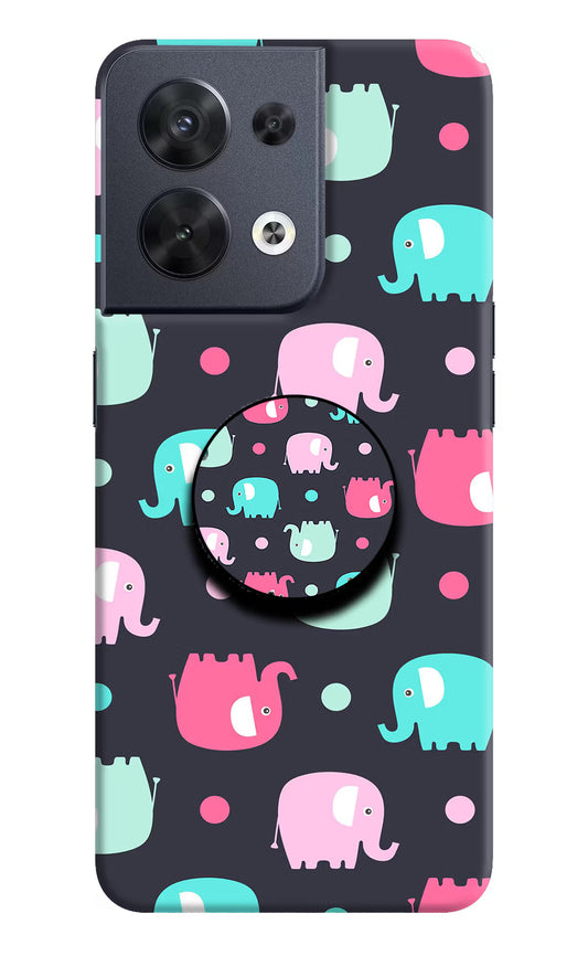 Baby Elephants Oppo Reno8 Pop Case by Casekaro