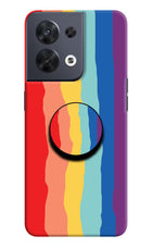 Rainbow Oppo Reno8 Pop Case by Casekaro