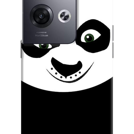 Panda Oppo Reno8 Pro Hard Case Back Cover by Casekaro