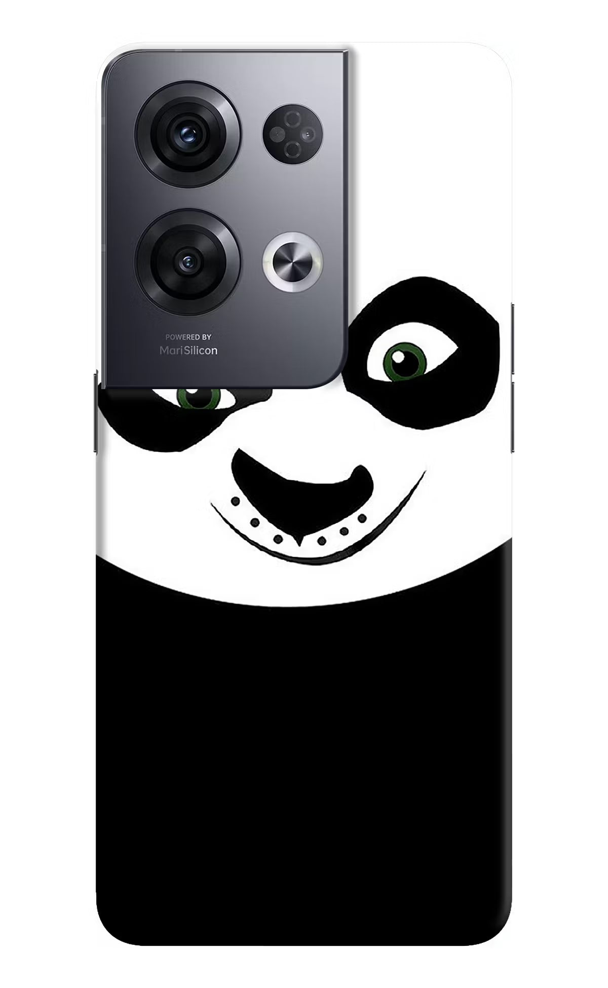Panda Oppo Reno8 Pro Hard Case Back Cover by Casekaro