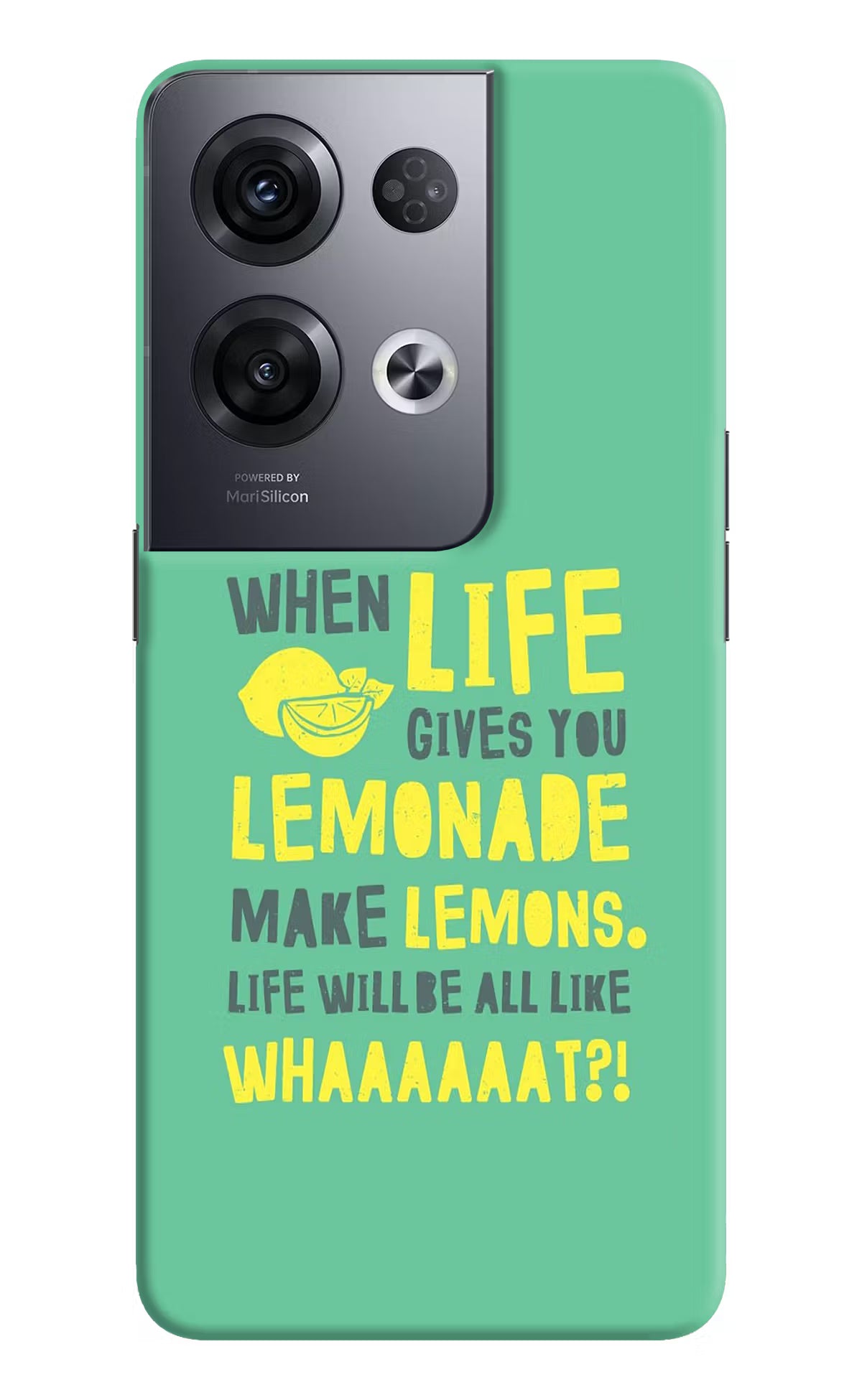 Quote Oppo Reno8 Pro Hard Case Back Cover by Casekaro