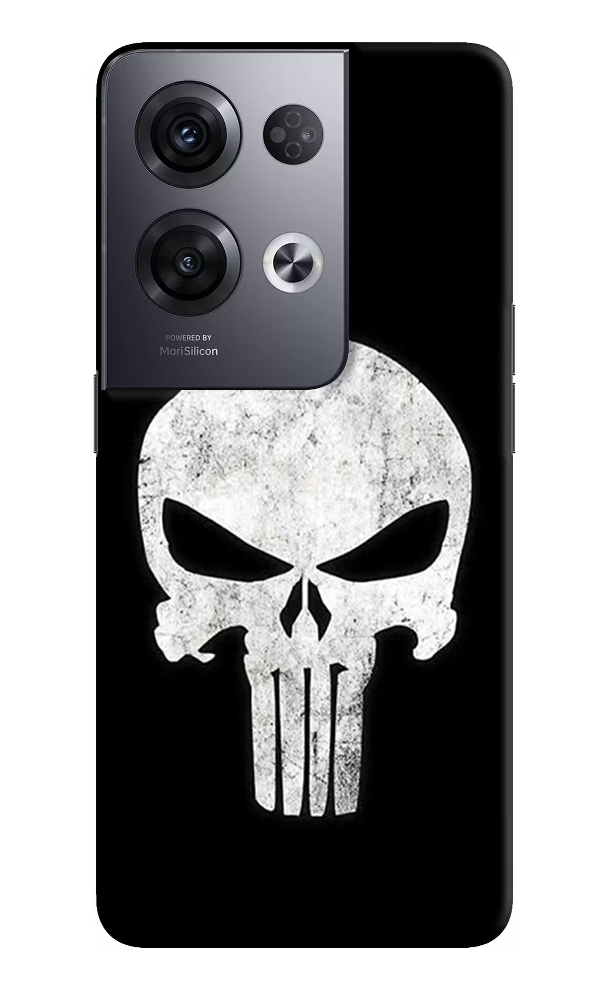 Punisher Skull Oppo Reno8 Pro Hard Case Back Cover by Casekaro
