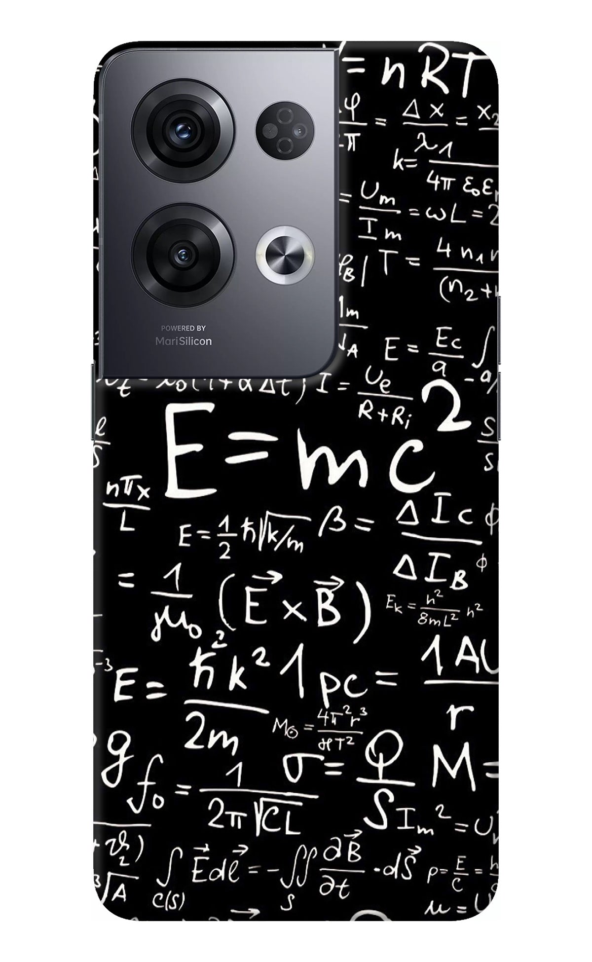 Physics Albert Einstein Formula Oppo Reno8 Pro Back Cover