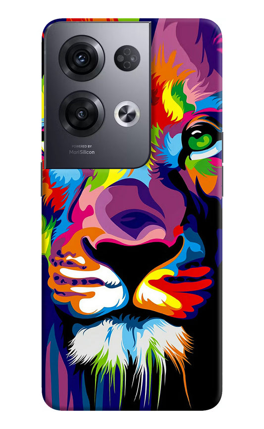 Lion Oppo Reno8 Pro Hard Case Back Cover by Casekaro
