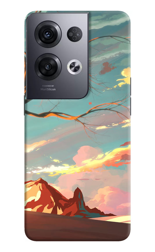 Scenery Oppo Reno8 Pro Hard Case Back Cover by Casekaro