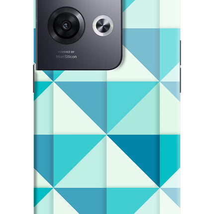 Abstract Oppo Reno8 Pro Hard Case Back Cover by Casekaro