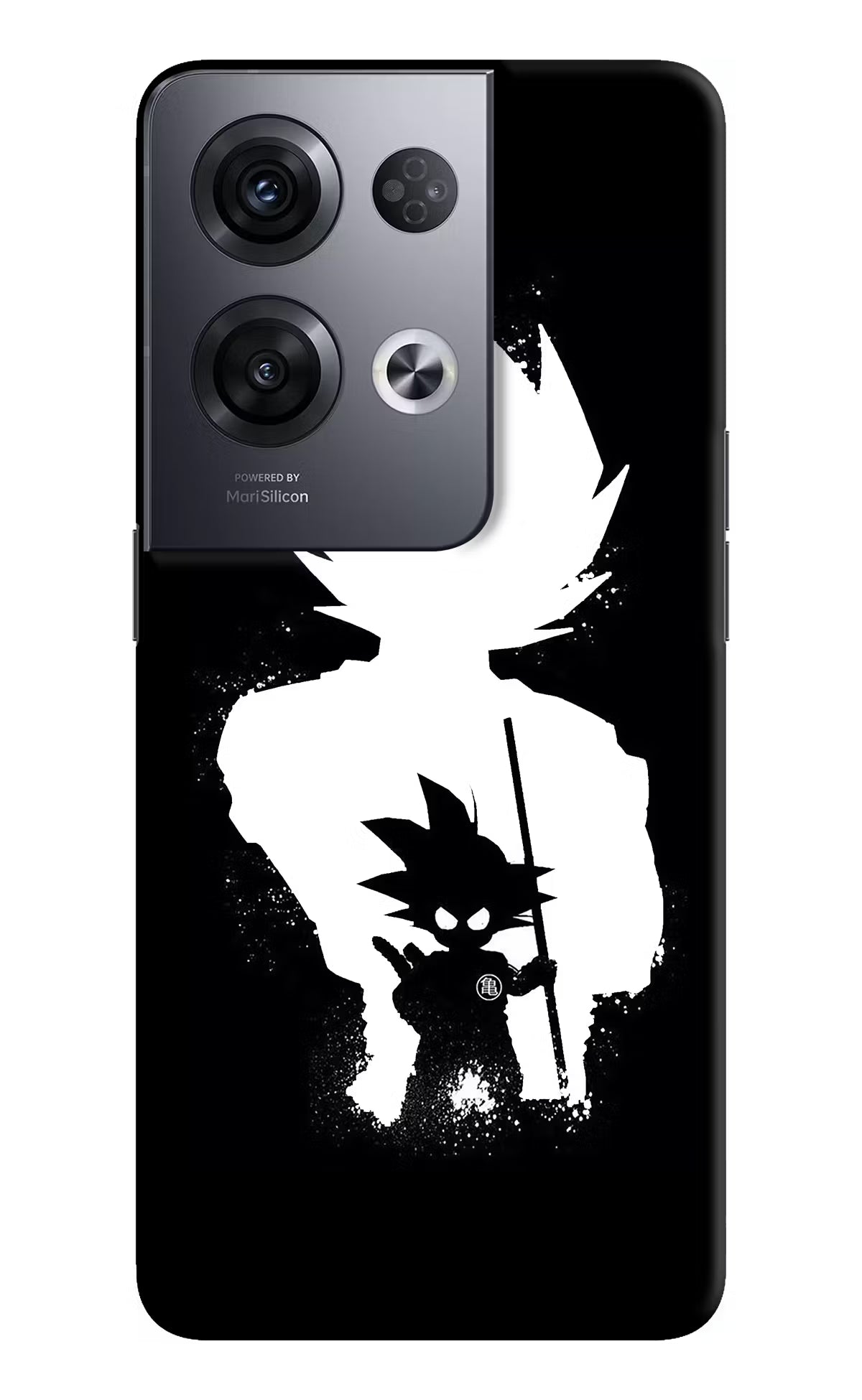 Goku Shadow Oppo Reno8 Pro Hard Case Back Cover by Casekaro
