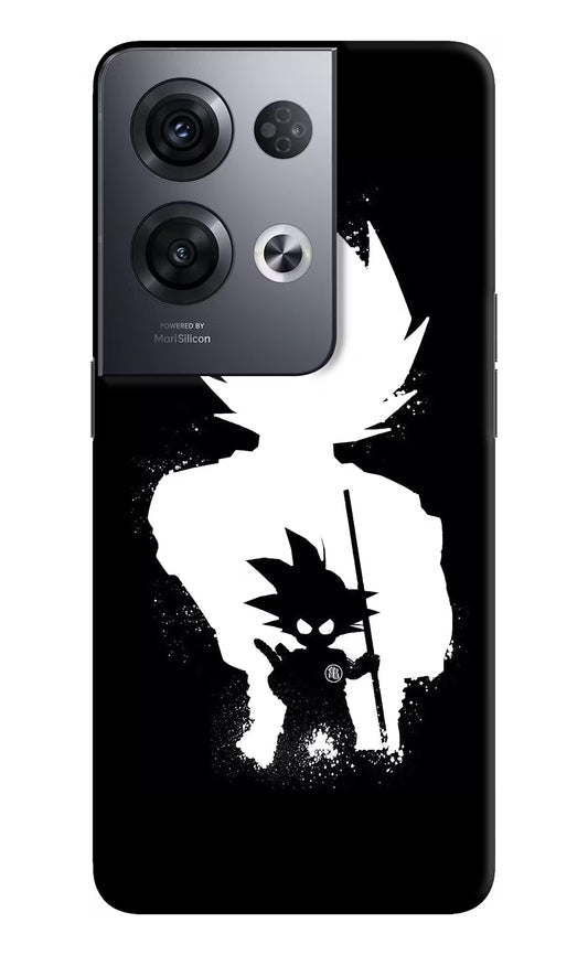 Goku Shadow Oppo Reno8 Pro Hard Case Back Cover by Casekaro