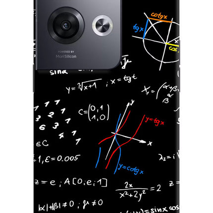 Mathematics Formula Oppo Reno8 Pro Hard Case Back Cover by Casekaro