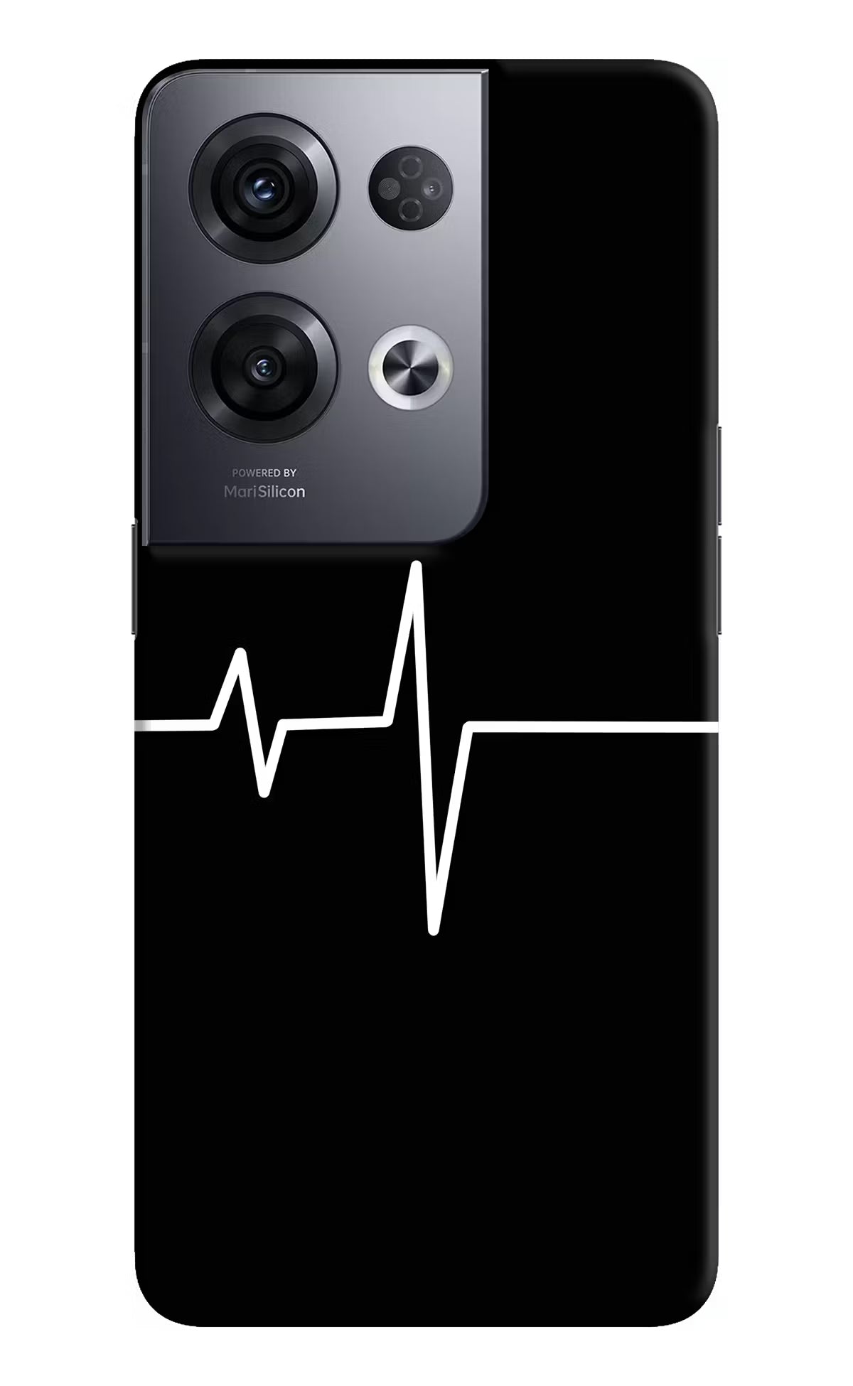 Heart Beats Oppo Reno8 Pro Hard Case Back Cover by Casekaro