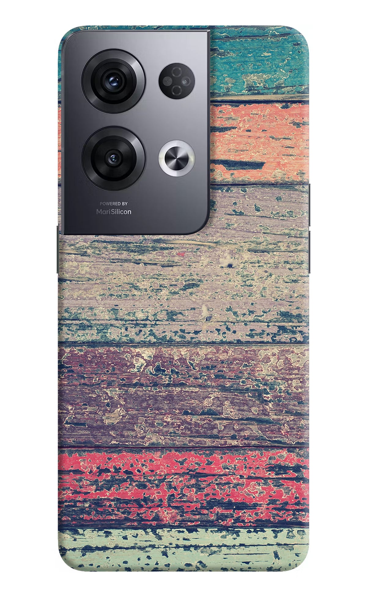 Colourful Wall Oppo Reno8 Pro Hard Case Back Cover by Casekaro