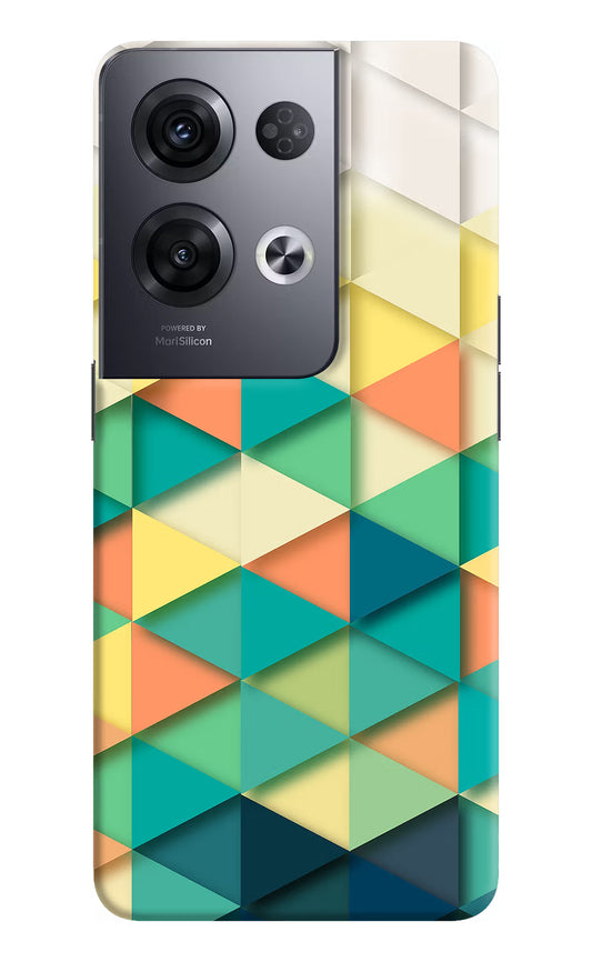 Abstract Oppo Reno8 Pro Hard Case Back Cover by Casekaro