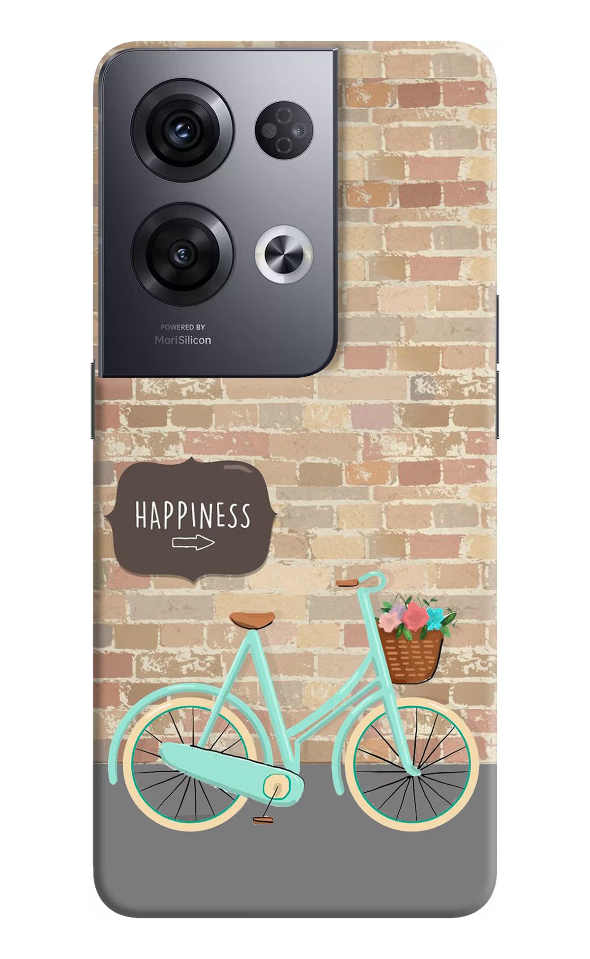Happiness Artwork Oppo Reno8 Pro Hard Case Back Cover by Casekaro