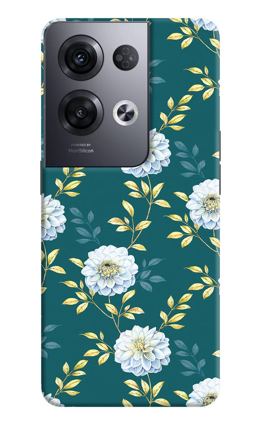 Flowers Oppo Reno8 Pro Hard Case Back Cover by Casekaro