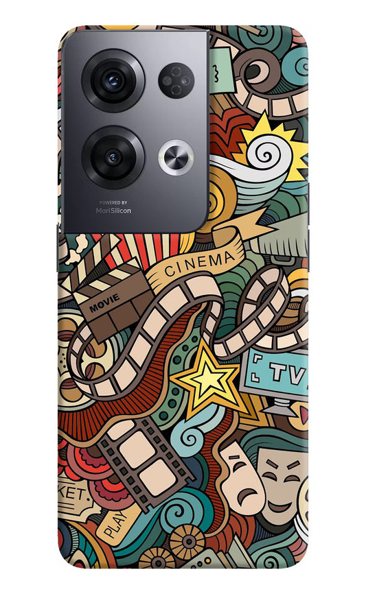 Cinema Abstract Oppo Reno8 Pro Hard Case Back Cover by Casekaro