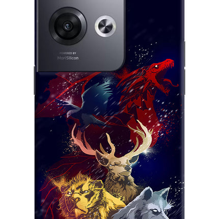Game Of Thrones Oppo Reno8 Pro Hard Case Back Cover by Casekaro