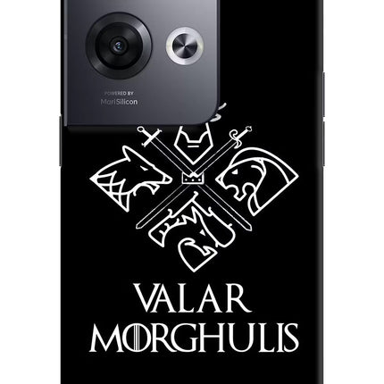 Valar Morghulis | Game Of Thrones Oppo Reno8 Pro Hard Case Back Cover by Casekaro