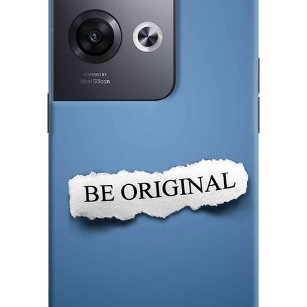 Be Original Oppo Reno8 Pro Hard Case Back Cover by Casekaro