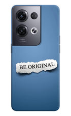 Be Original Oppo Reno8 Pro Hard Case Back Cover by Casekaro