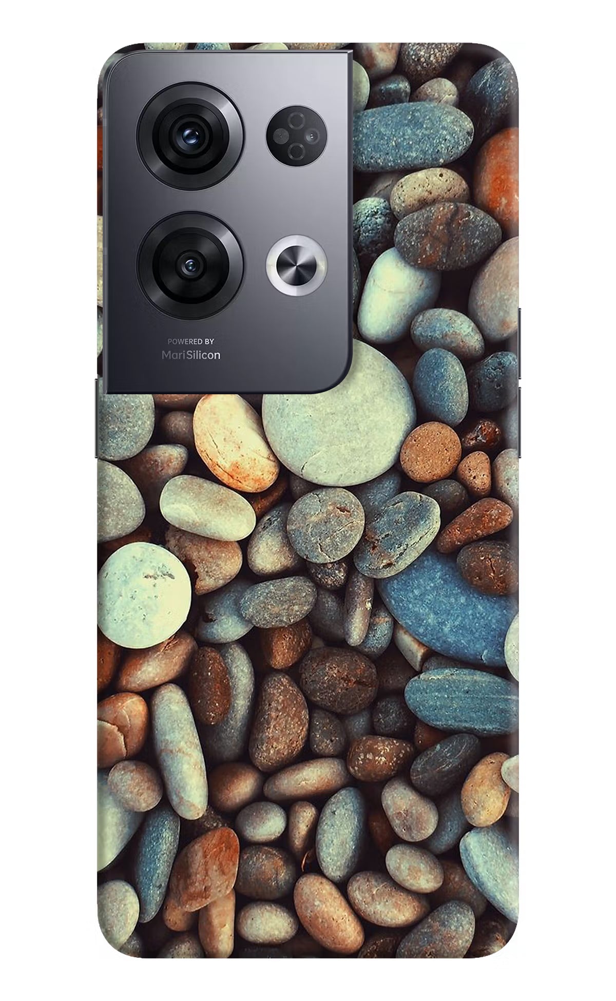 Pebble Oppo Reno8 Pro Hard Case Back Cover by Casekaro