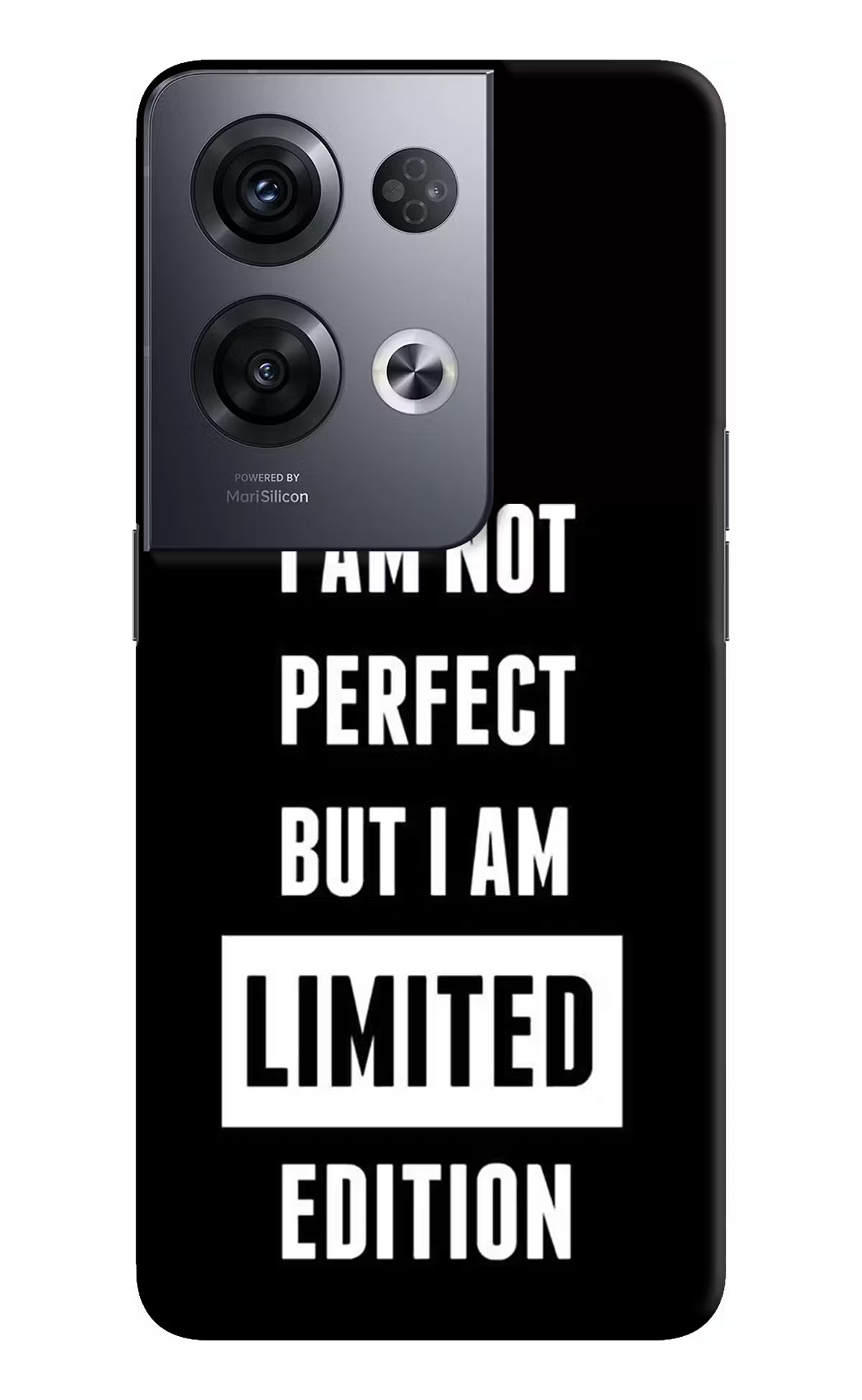 I Am Not Perfect But I Am Limited Edition Oppo Reno8 Pro Hard Case Back Cover by Casekaro