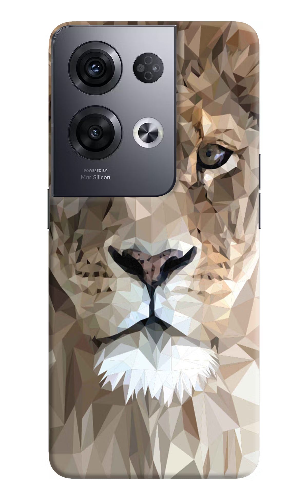 Lion Art Oppo Reno8 Pro Hard Case Back Cover by Casekaro