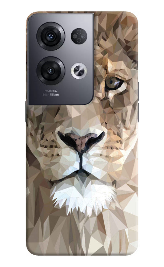 Lion Art Oppo Reno8 Pro Hard Case Back Cover by Casekaro