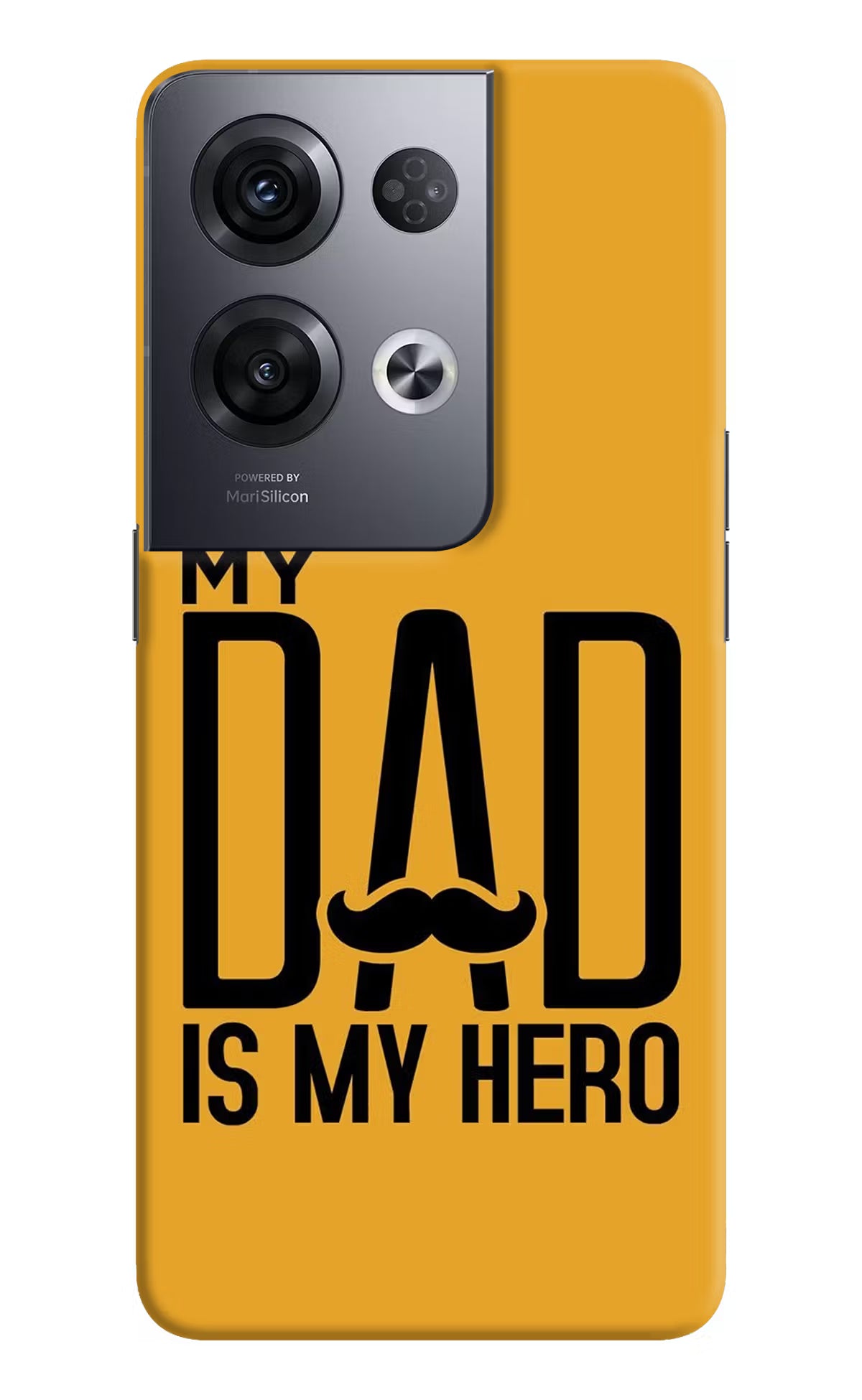 My Dad Is My Hero Oppo Reno8 Pro Hard Case Back Cover by Casekaro