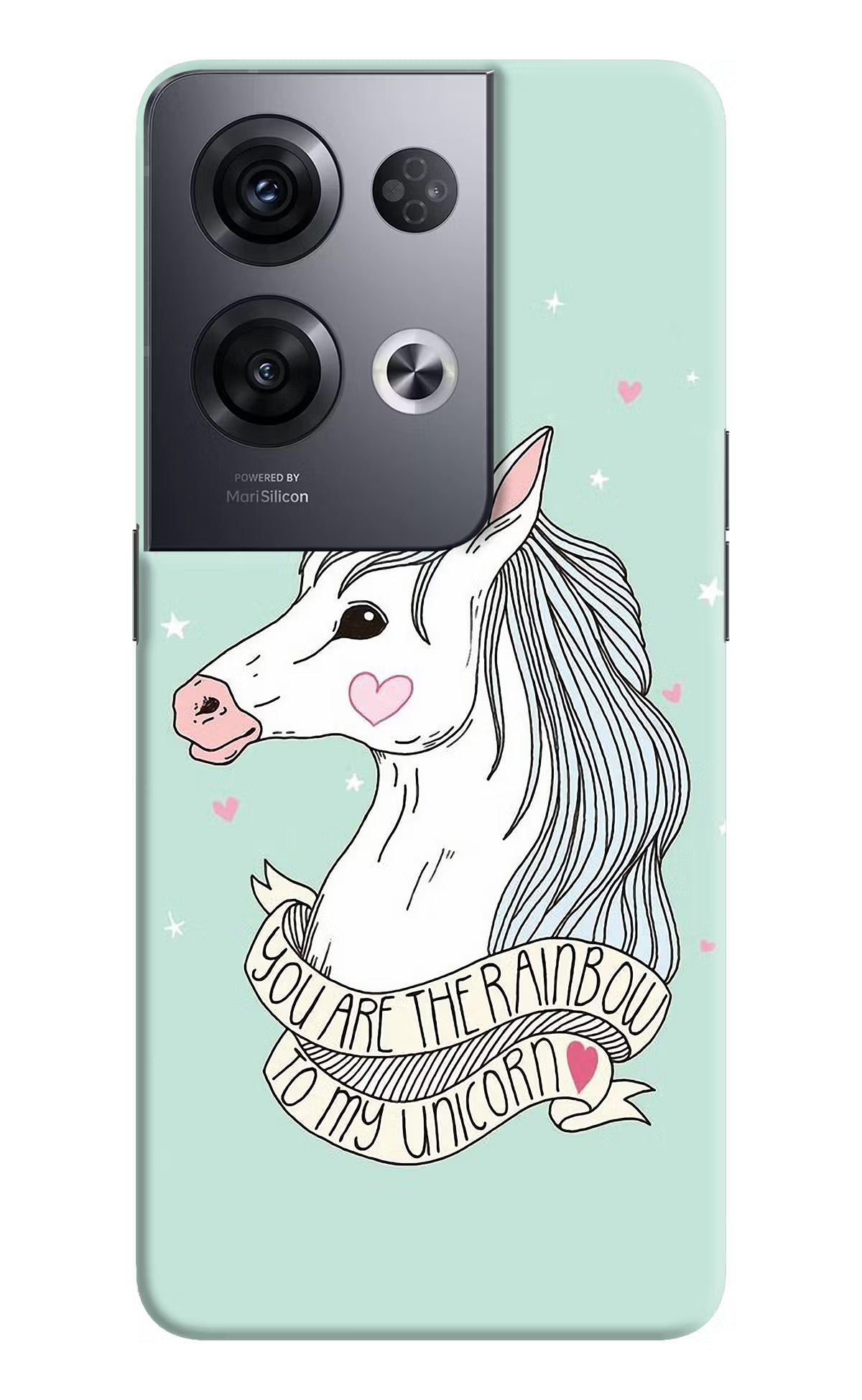 Unicorn Wallpaper Oppo Reno8 Pro Hard Case Back Cover by Casekaro