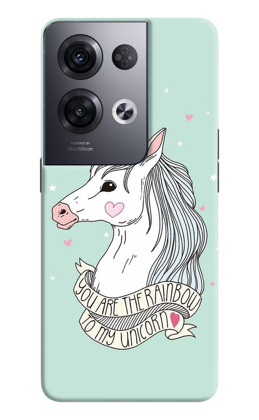 Unicorn Wallpaper Oppo Reno8 Pro Hard Case Back Cover by Casekaro