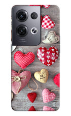 Love Wallpaper Oppo Reno8 Pro Hard Case Back Cover by Casekaro